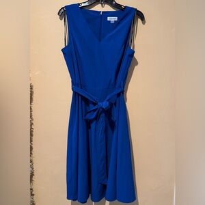 Calvin Klein Collection Royal Blue Midi Dress